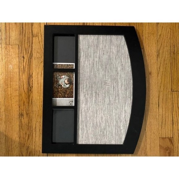 Framed chalkboard and corkboard (with 3 picture frames ) - Picture 2 of 2